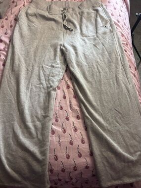 Champion Light Gray Fleece Jogger Sweatpants